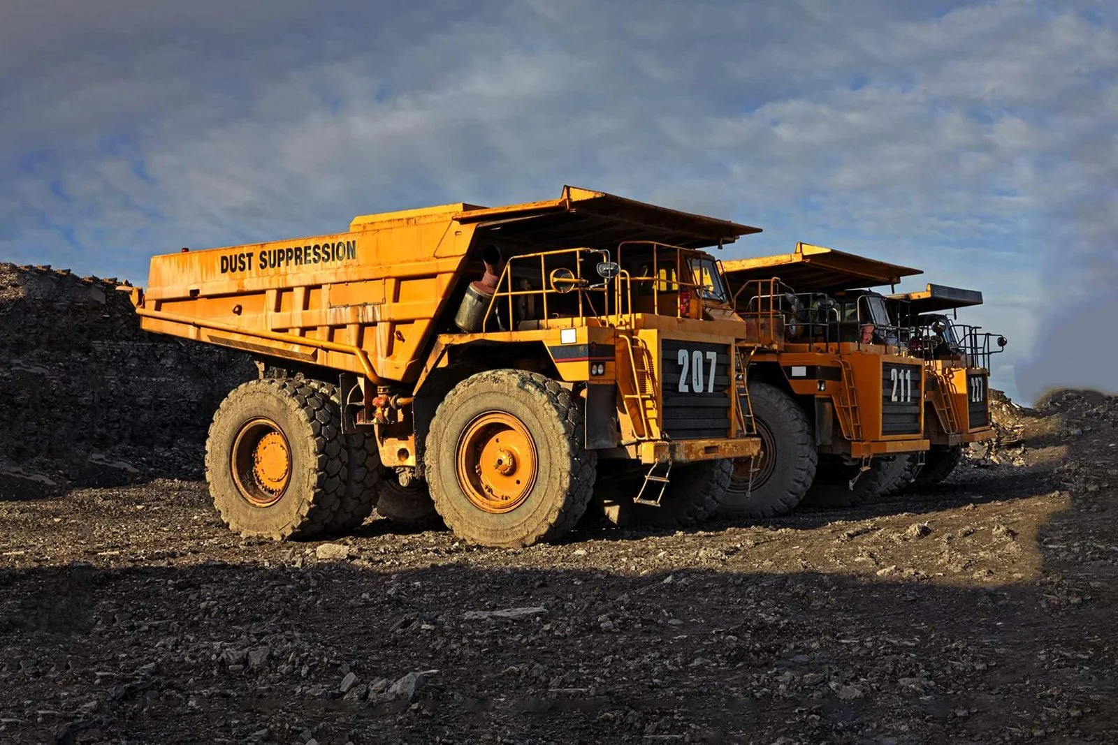 Mining trucks
